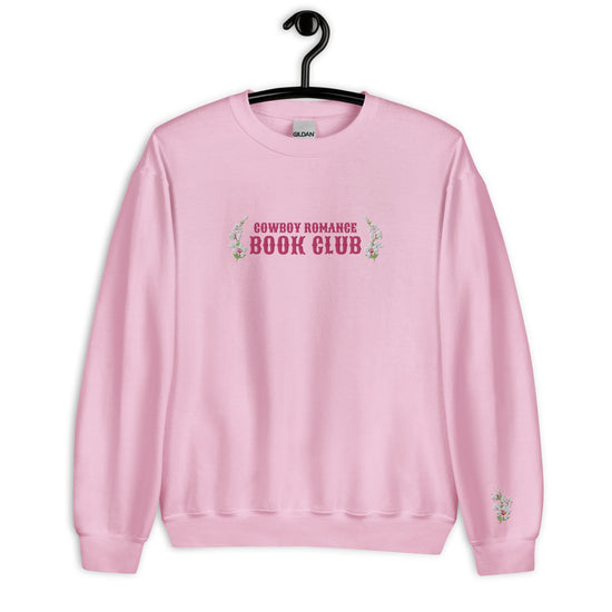 Cowboy Romance Embroidered Sweater