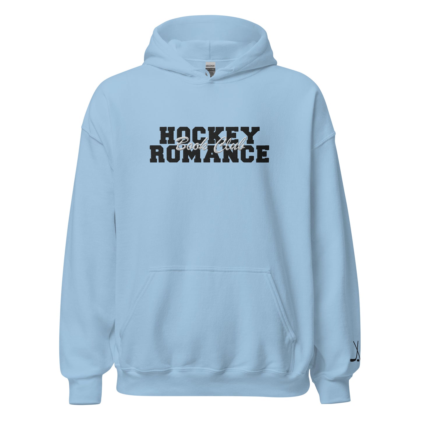 Hockey Romance Embroidered Hoodie