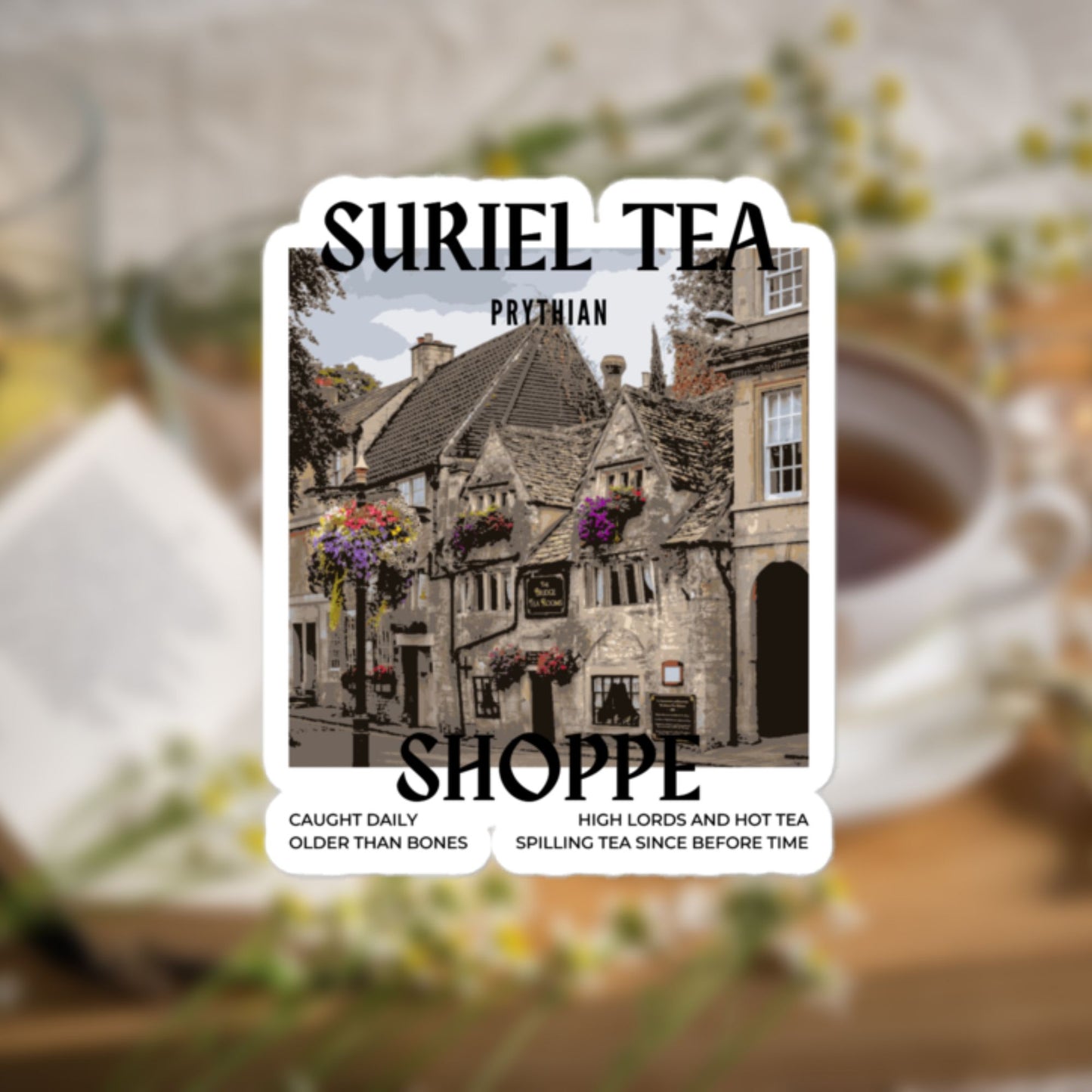 The Suriel Tea Shoppe Sticker