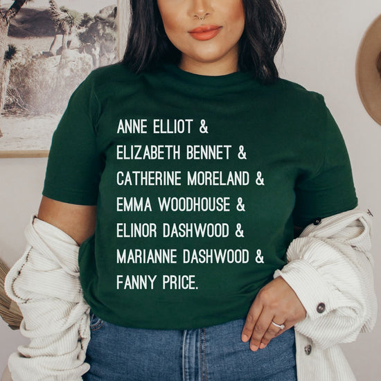 Jane Austen Heroine Shirt
