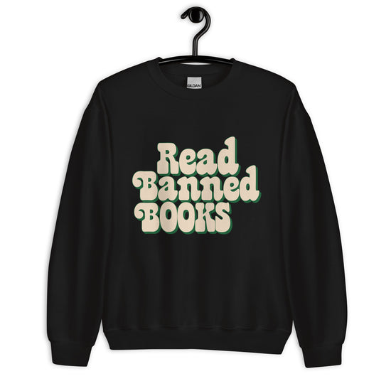 Retro Read Banned Books Sweater