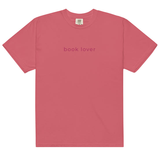 Book Lover Embroidered Tee