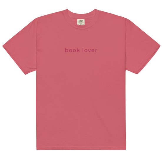 Load image into Gallery viewer, Book Lover Embroidered Tee
