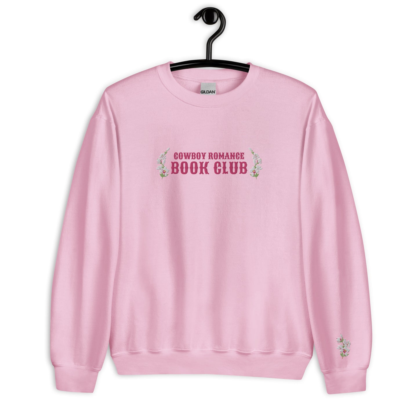 Cowboy Romance Embroidered Sweater