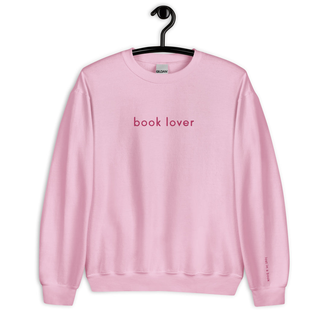Book Lover Embroidered Sweater