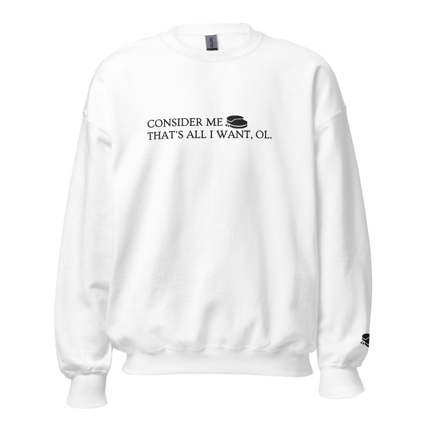 Consider Me Embroidered Sweatshirt