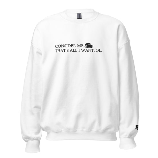 Consider Me Embroidered Sweatshirt
