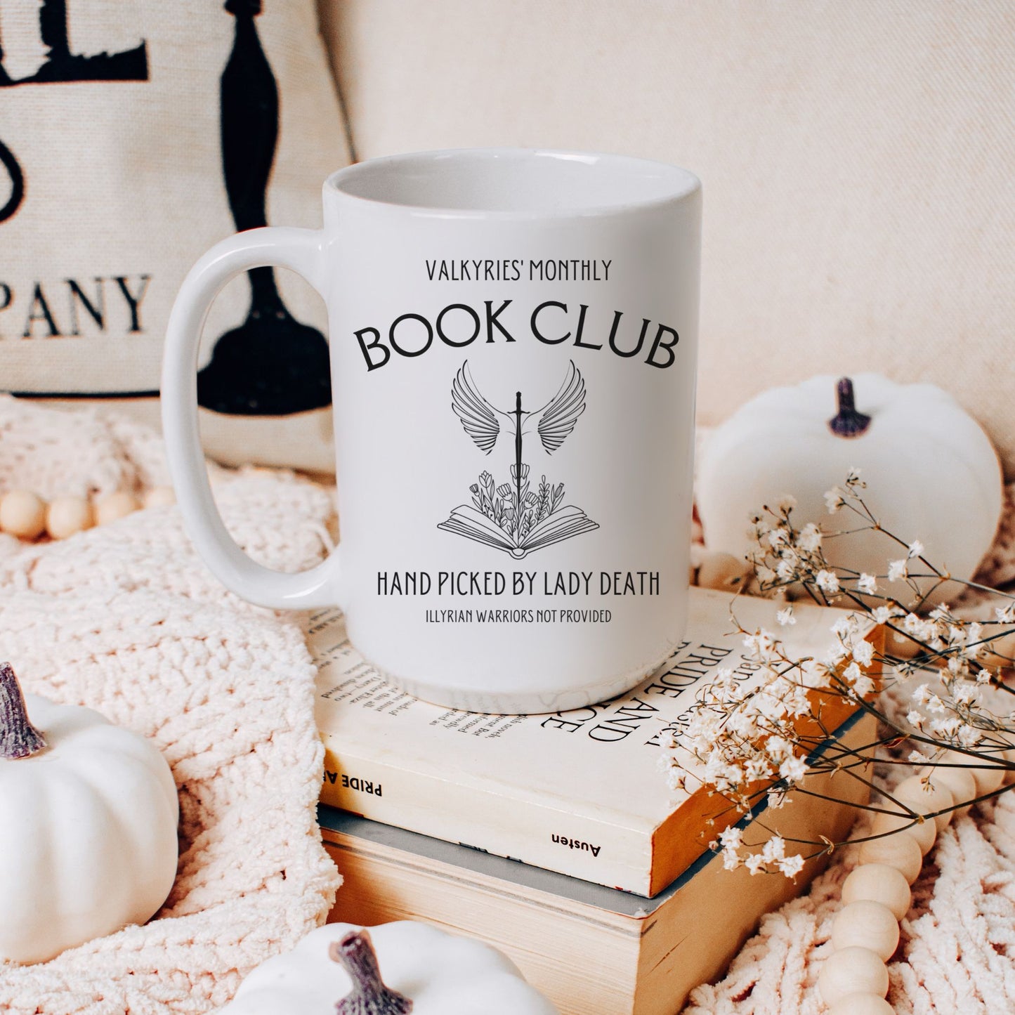 Load image into Gallery viewer, Valkyries&amp;#39; Monthly Book Club Mug
