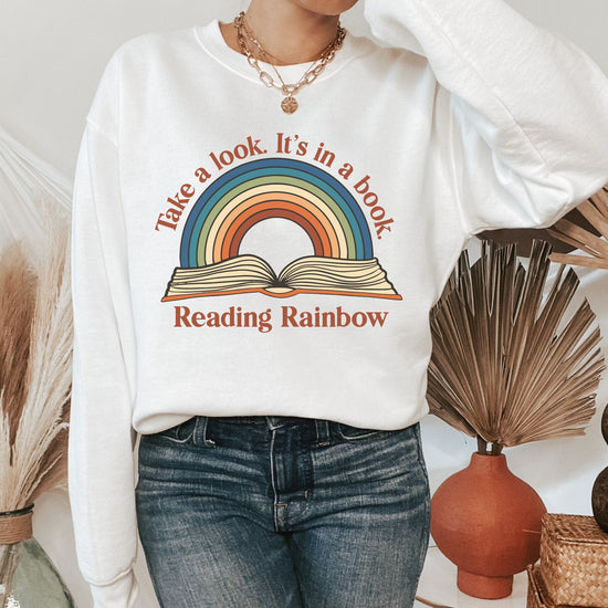 Load image into Gallery viewer, Reading Rainbow Sweater
