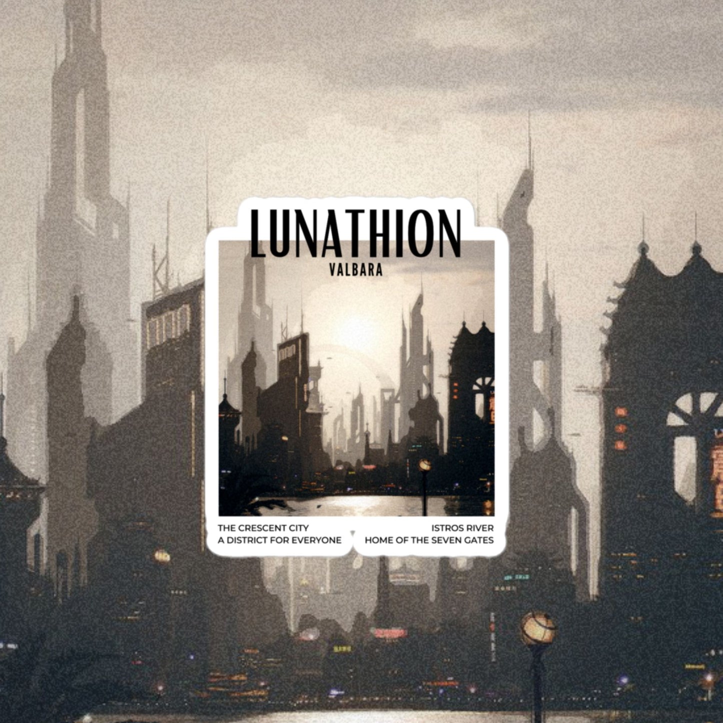 Lunathion Passport Sticker