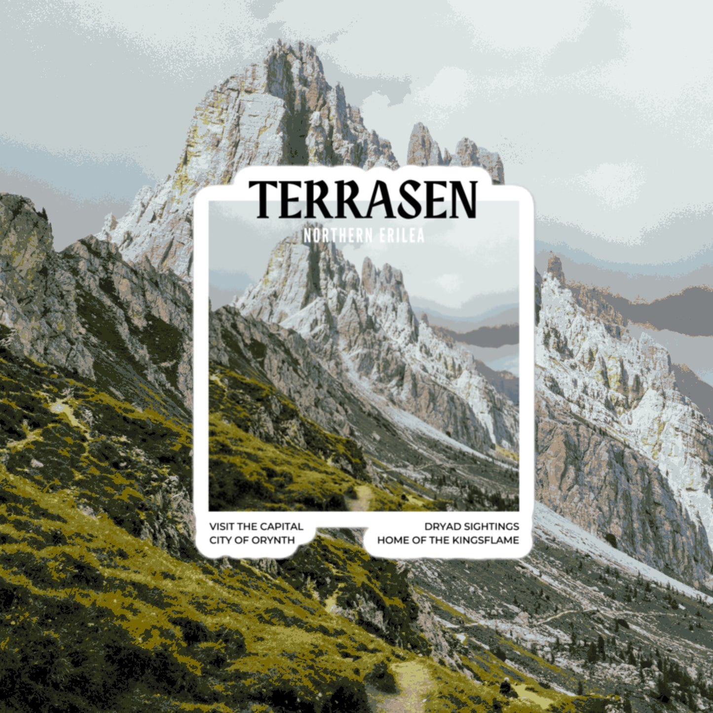 Terrasen Passport Sticker