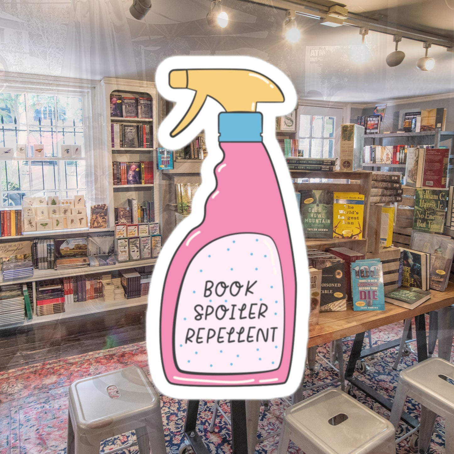 Book Spoiler Repellent Sticker