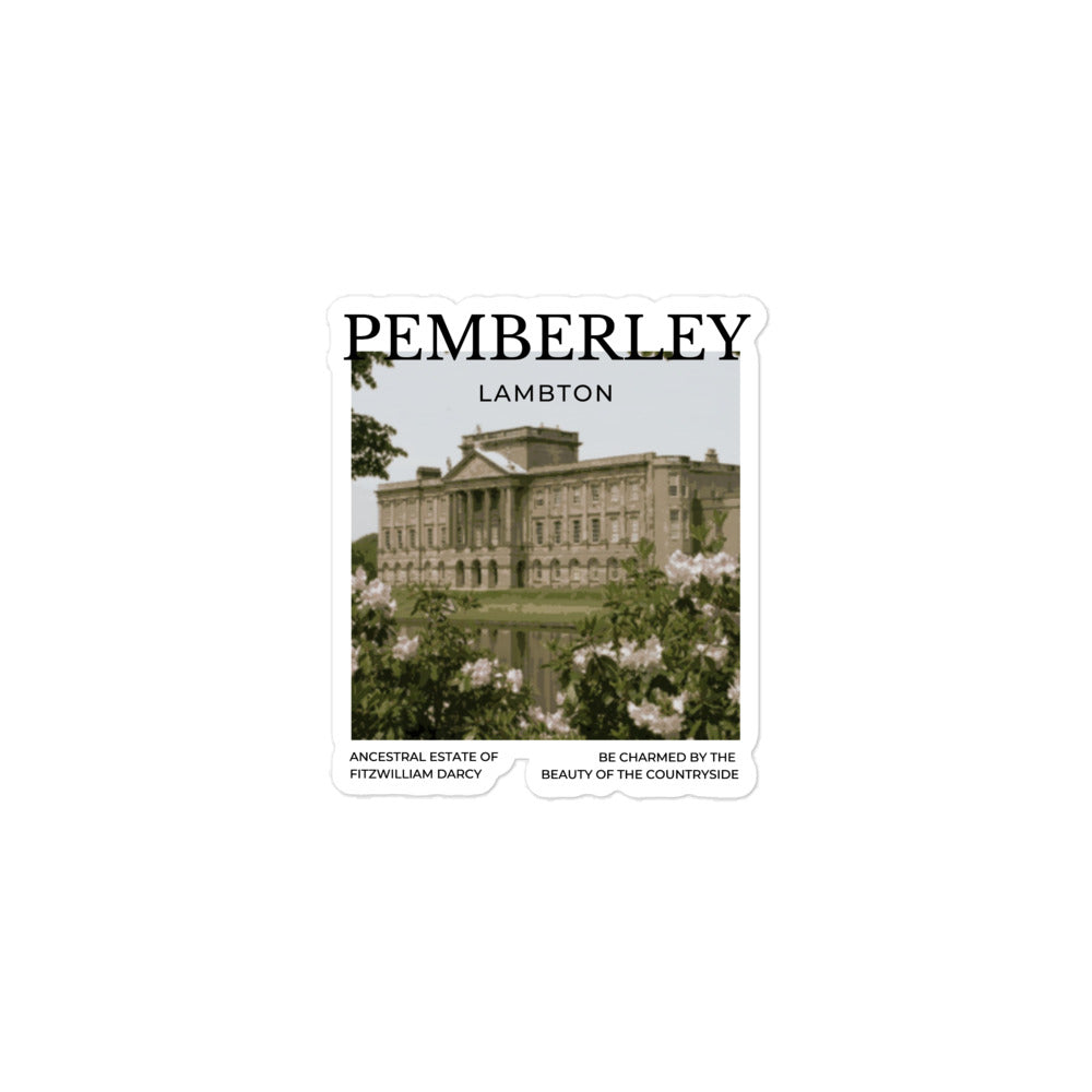 Pemberley Passport Sticker