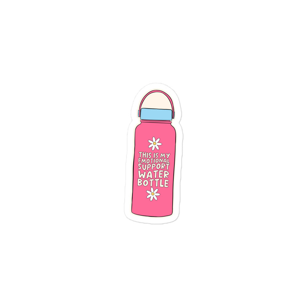 This Is My Emotional Support Water Bottle Sticker