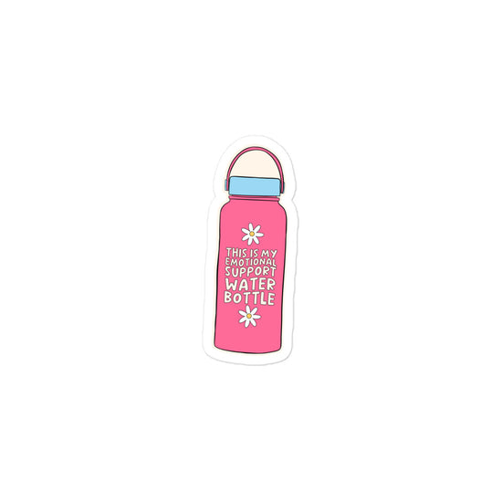 This Is My Emotional Support Water Bottle Sticker